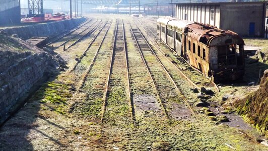 Rusty decay railroad photo