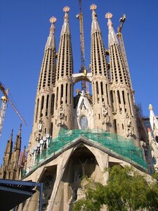 Gaudí architecture la sagrada familia photo