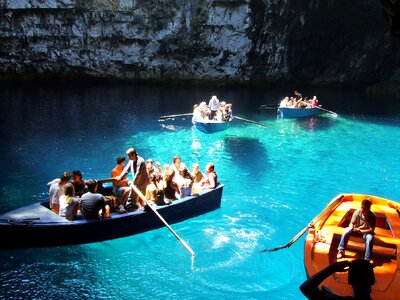 Lake rowing boat