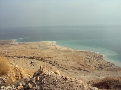 Salt landscape desert photo