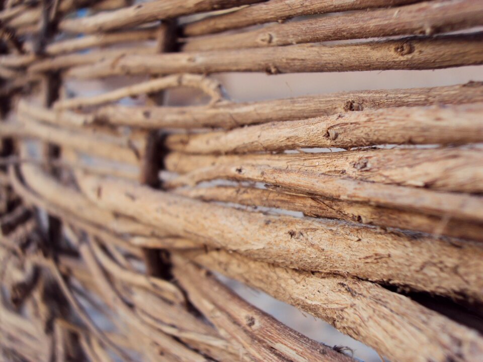 Wood structure braided