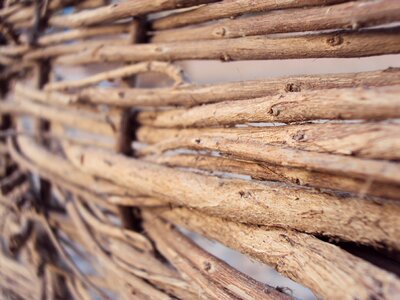 Wood structure braided