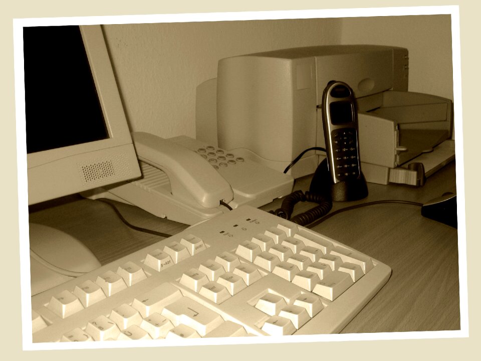 Printer phone office