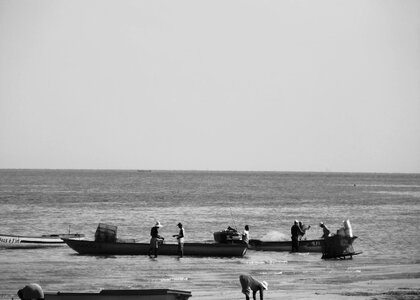 Fishing mar fishermen photo