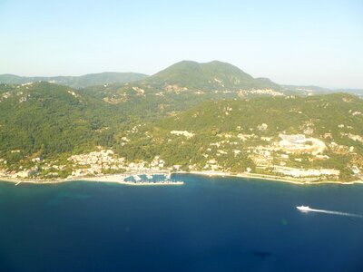 Airphoto island greece photo