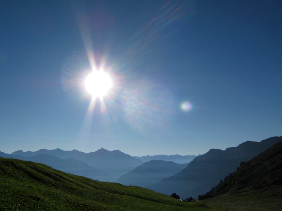Backlighting switzerland graubünden