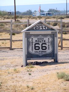 Highway route 66 photo