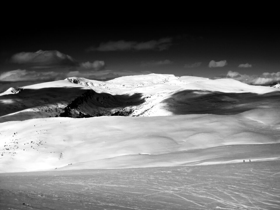 Winter snow sky photo