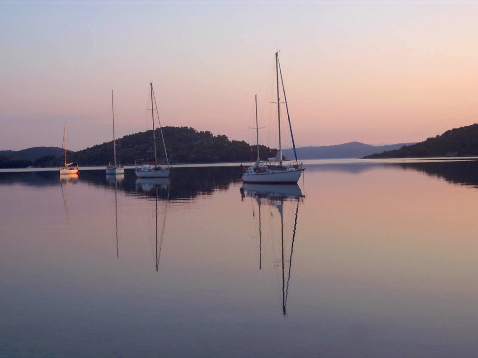 Water croatia sunrise