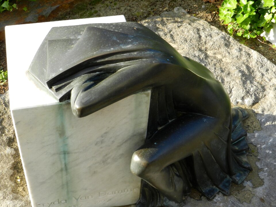 Grave old cemetery belgium