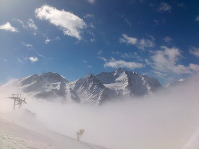 Glacier tiefenbach glacier snowboard