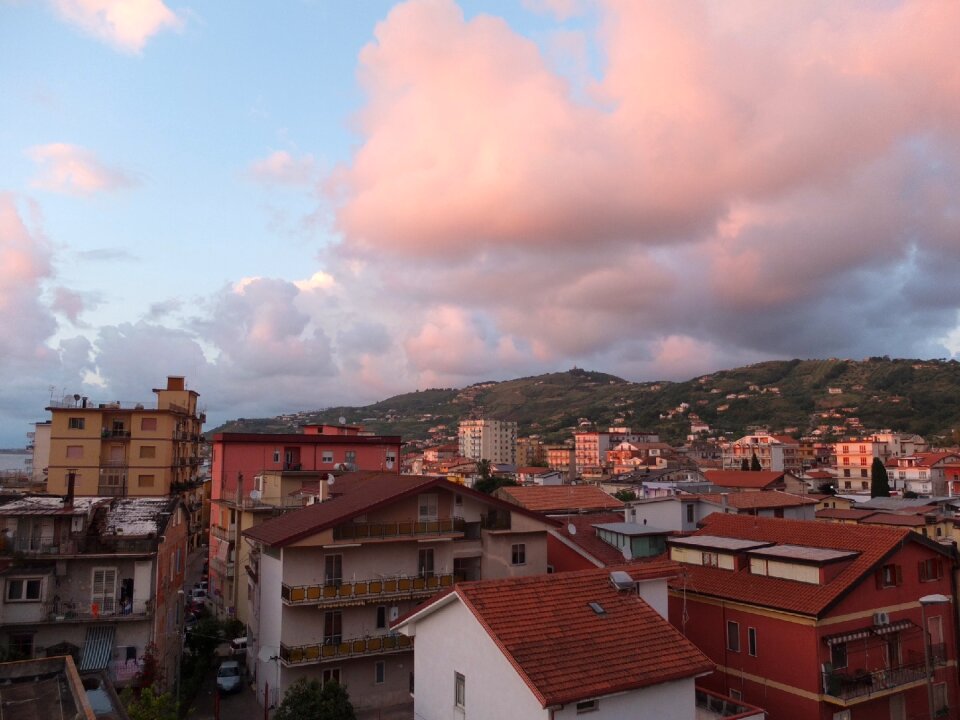 Sea clouds italy