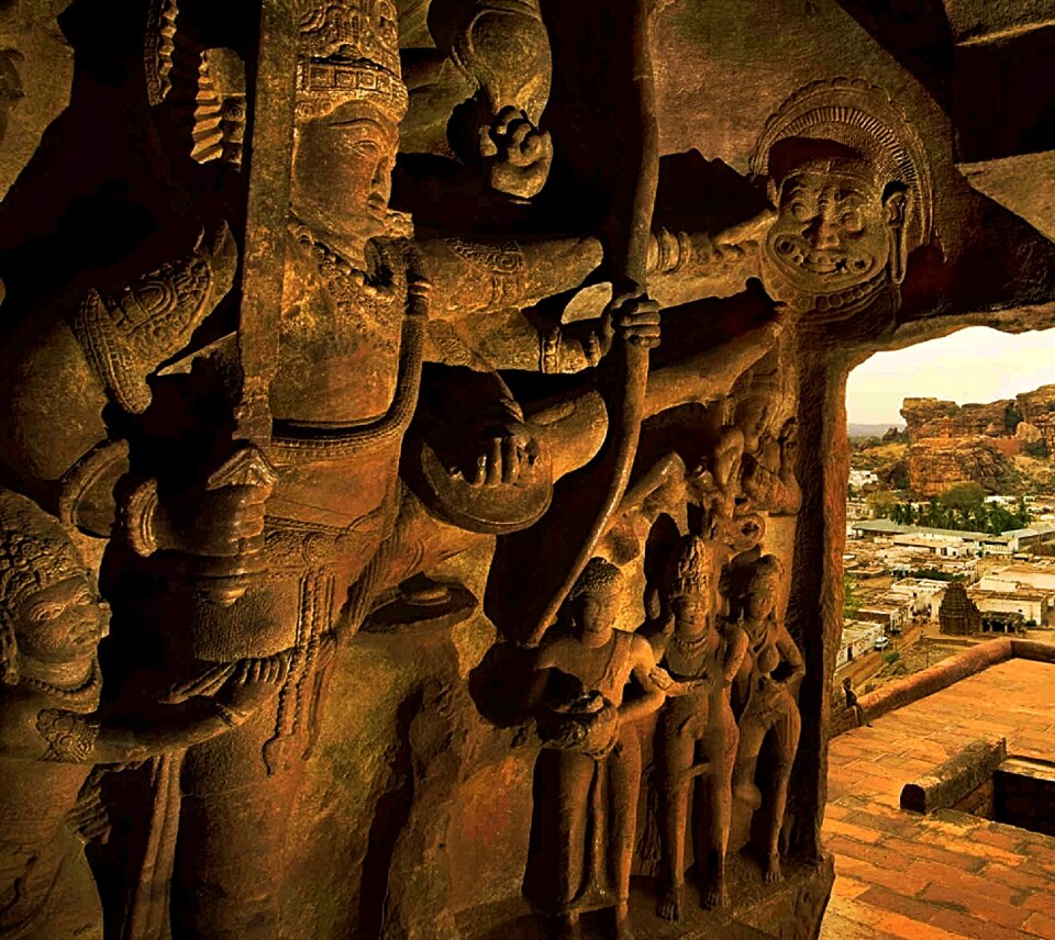 Temple badami religion photo