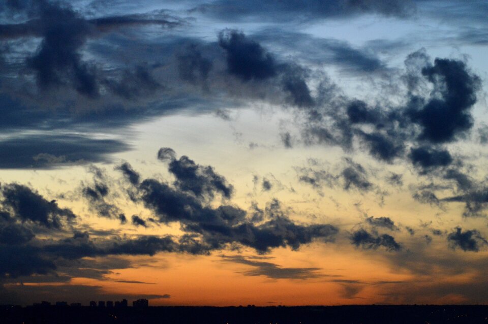 Sunset sky clouds
