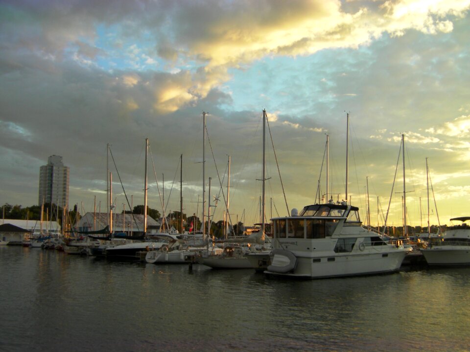 Sky water clouds