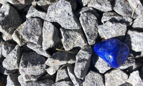 Blue stone precious photo