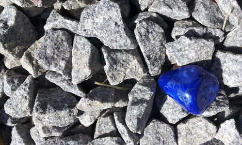 Blue stone precious