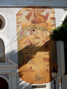 Solar clock saint jakob church photo