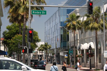 Rodeo drive california usa photo