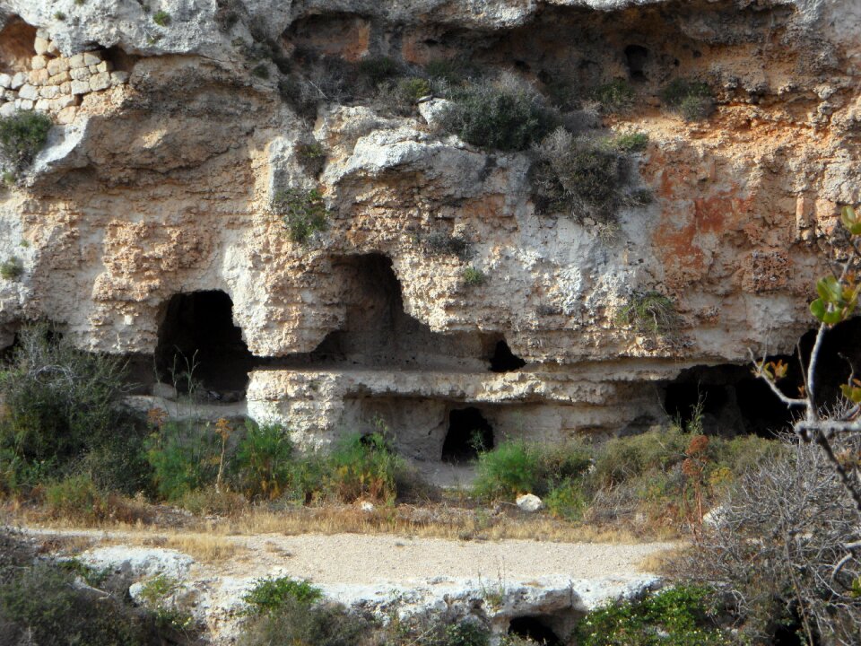 Living caves graves landscape