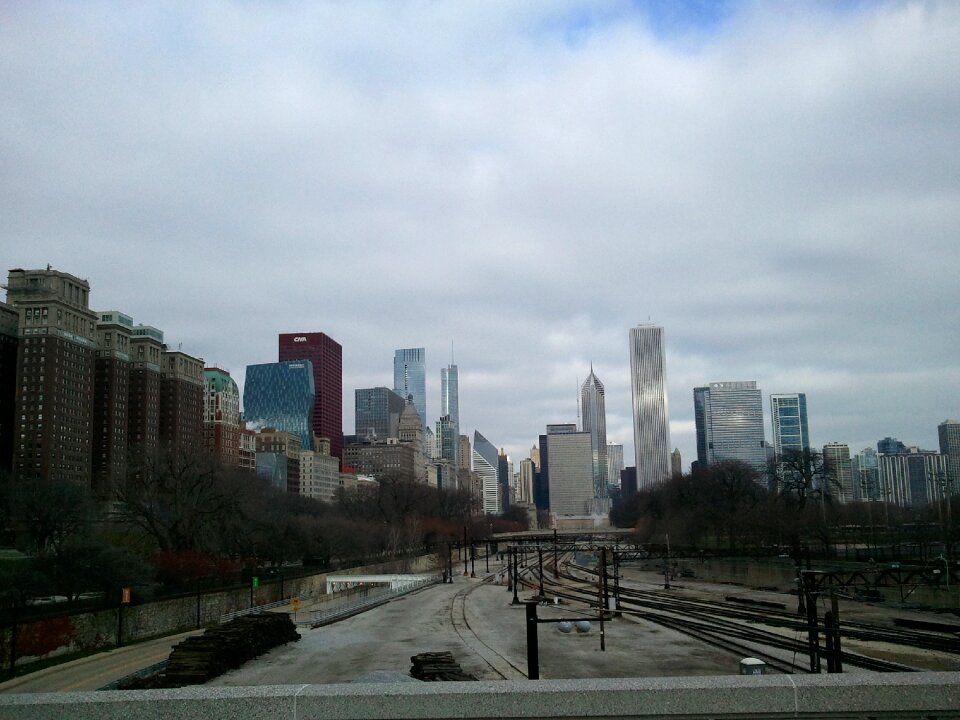 City cityscape cloudy