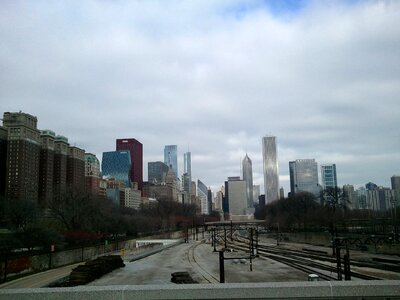 City cityscape cloudy