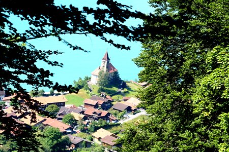 Village brienz lake of brienz photo