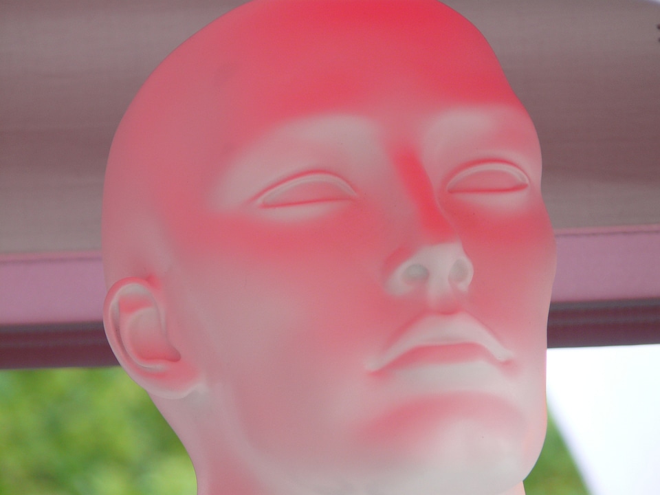 Man face androgynous