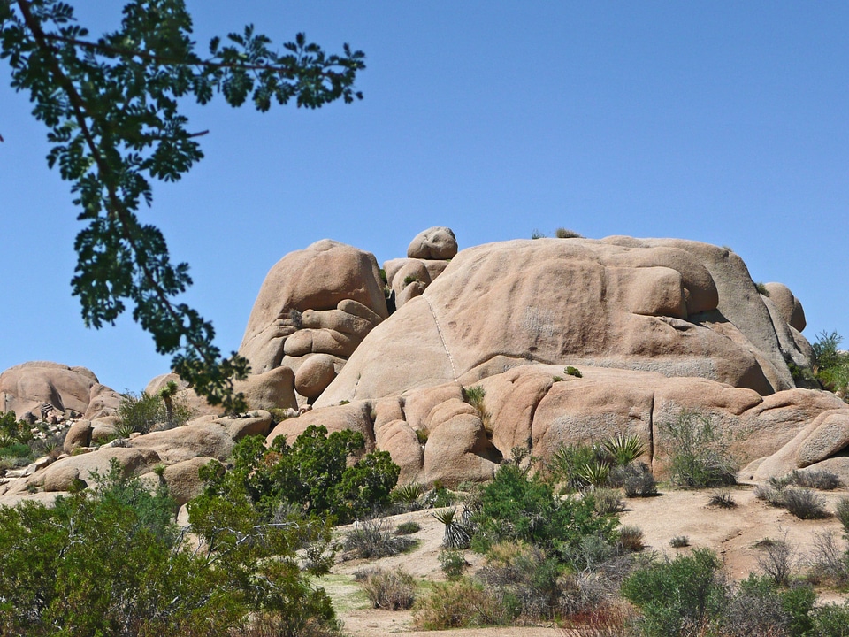 Rock desert landscape photo