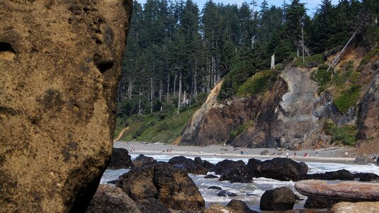 Rocks coast indian beach