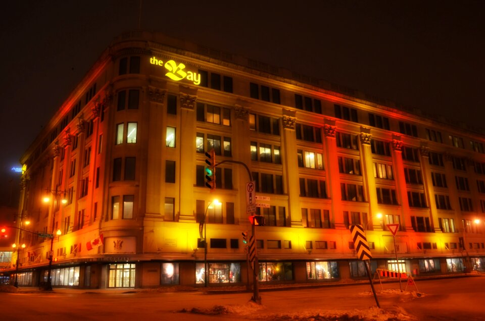 Hotel architecture night