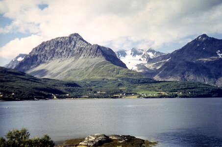 Fjord arctic circle mer de glace photo