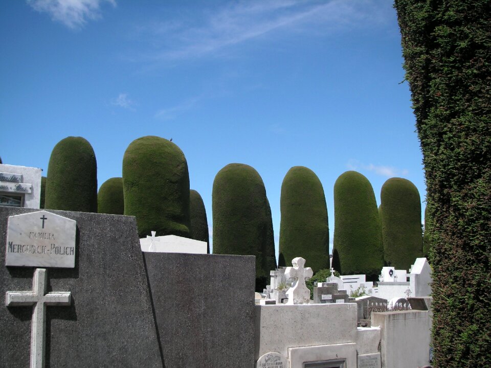 Chile cemetery tombstone