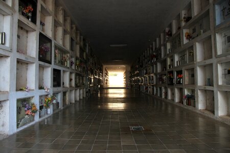 Cemetery tablets hall