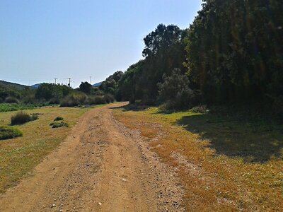 Path countryside greece photo