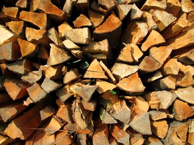Wood batten stacked up