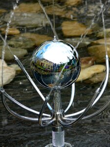 Drop of water movement waters