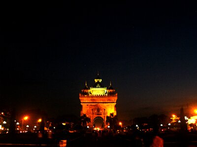 Patuxai monument gate photo