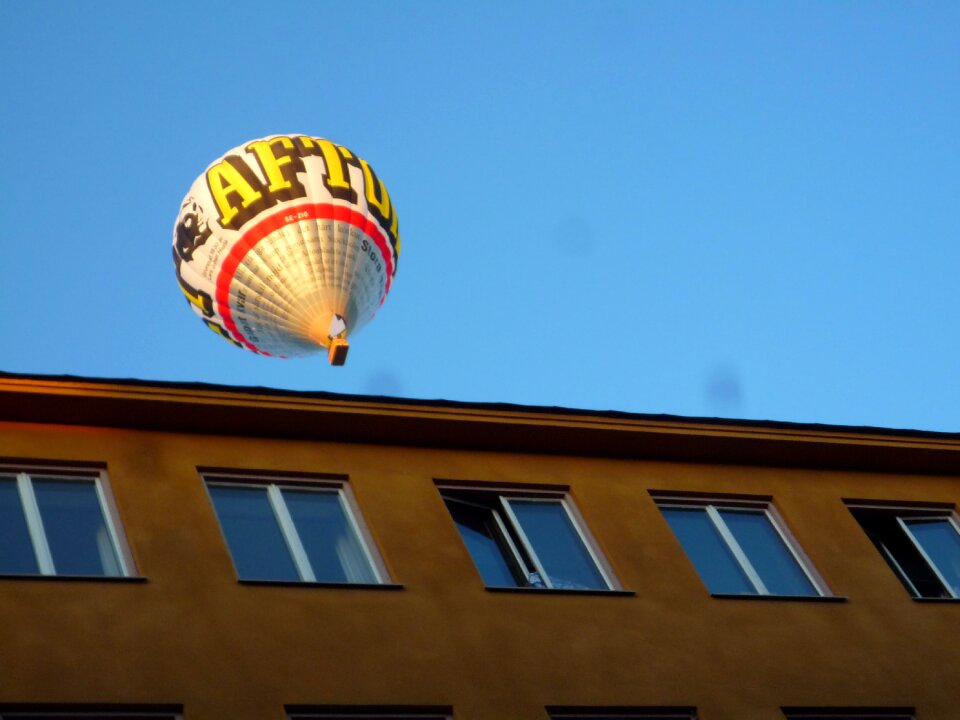 Hot air ballooning environment sweden