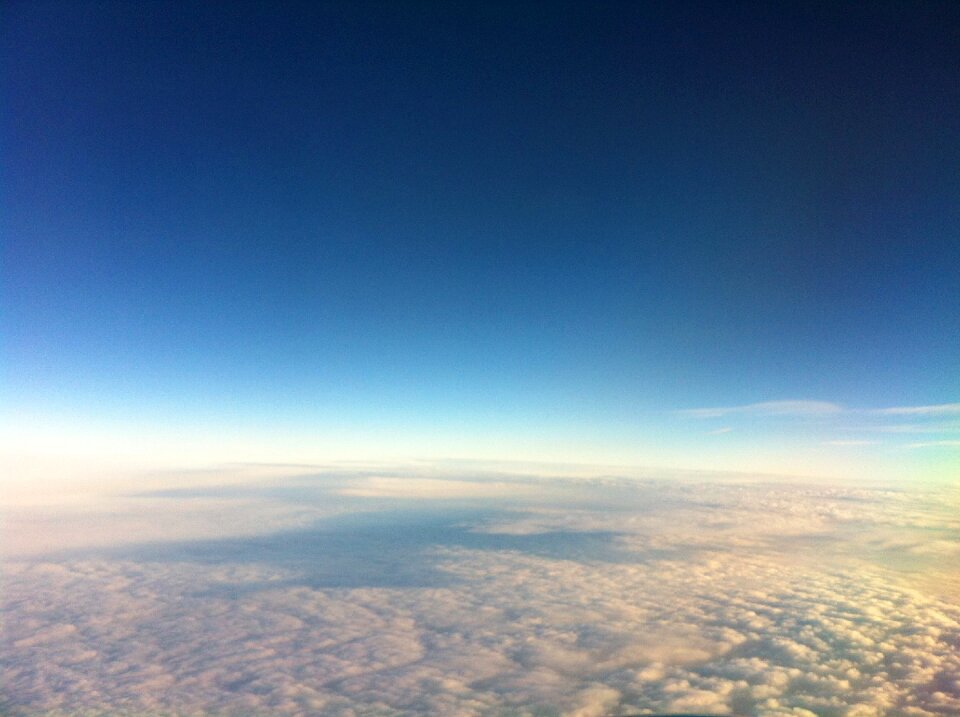 Fly blue sky escape