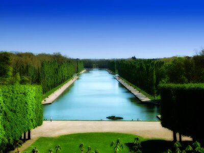Canal pond summer