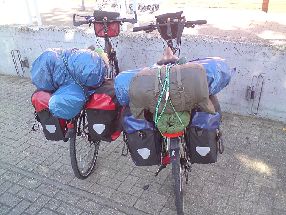 Luggage camping vacations