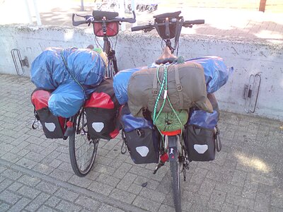 Luggage camping vacations