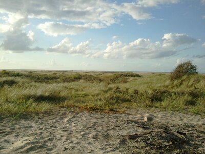 Clouds nature dunes