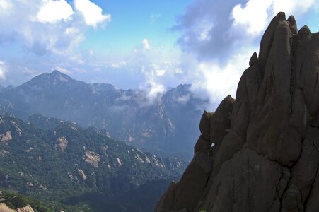 Nature rock huangshan