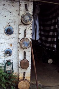 Pans rusty lantern photo