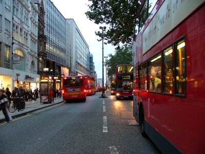 London traffic street
