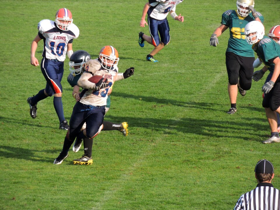 American football players sport