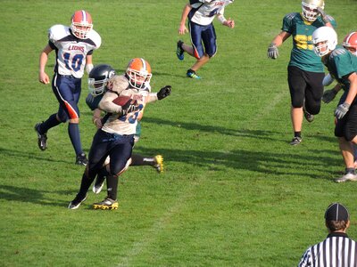 American football players sport