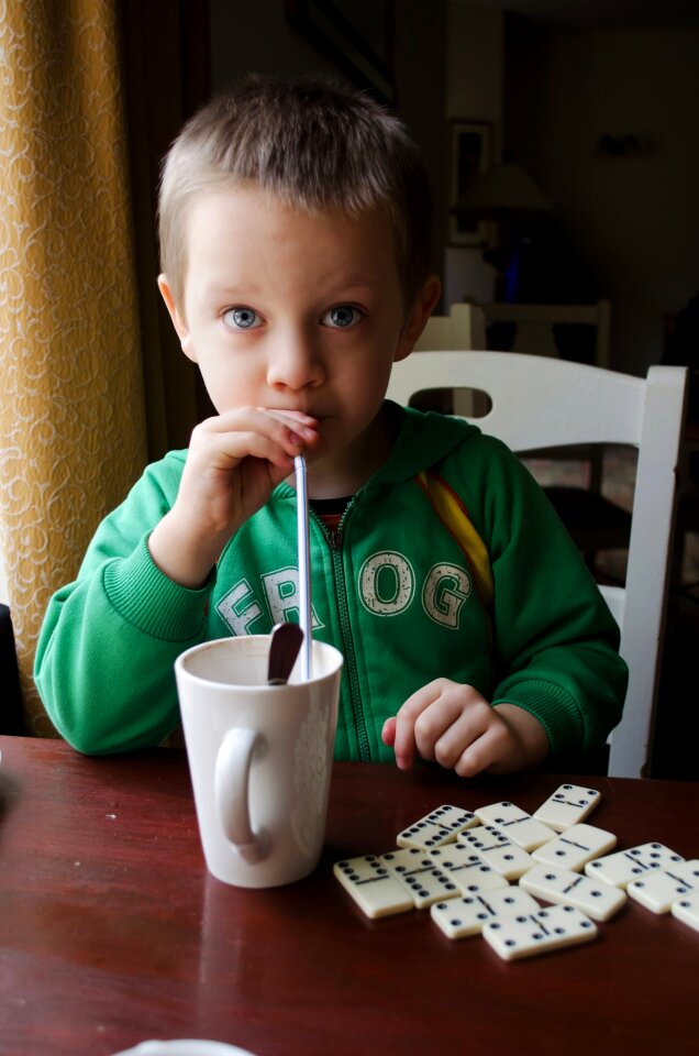 Drink chocolate straw